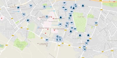 Χάρτης της Λιλ κατάστημα