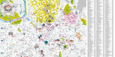 Χάρτης της Lille centre street